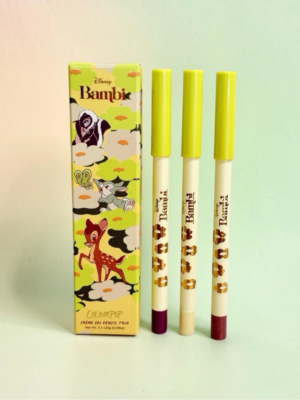 ColourPop Disney Bambi Crème Gel Pencil Trio